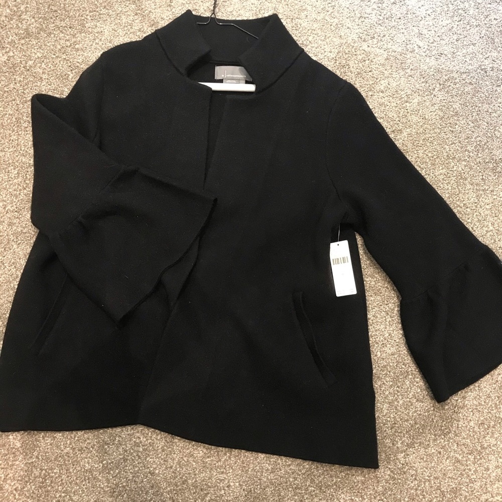 Sweater swing coat